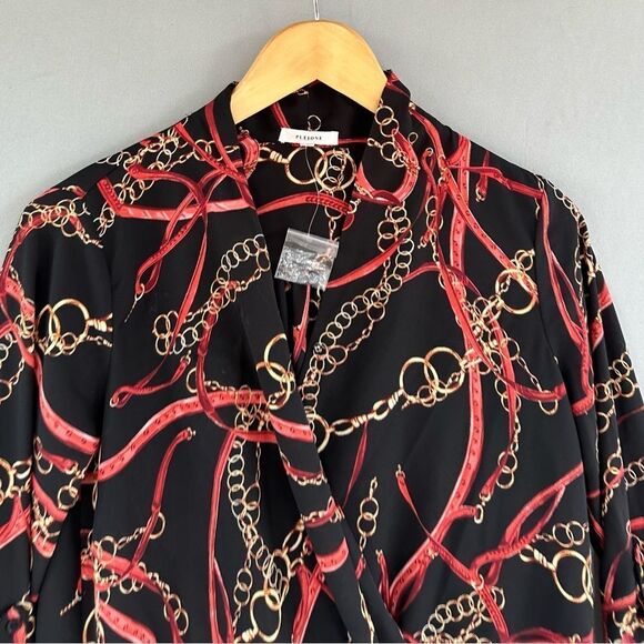 🎉5 for $45 🎉Pleione Top Blouse Shirt Size XS - Picture 3 of 8